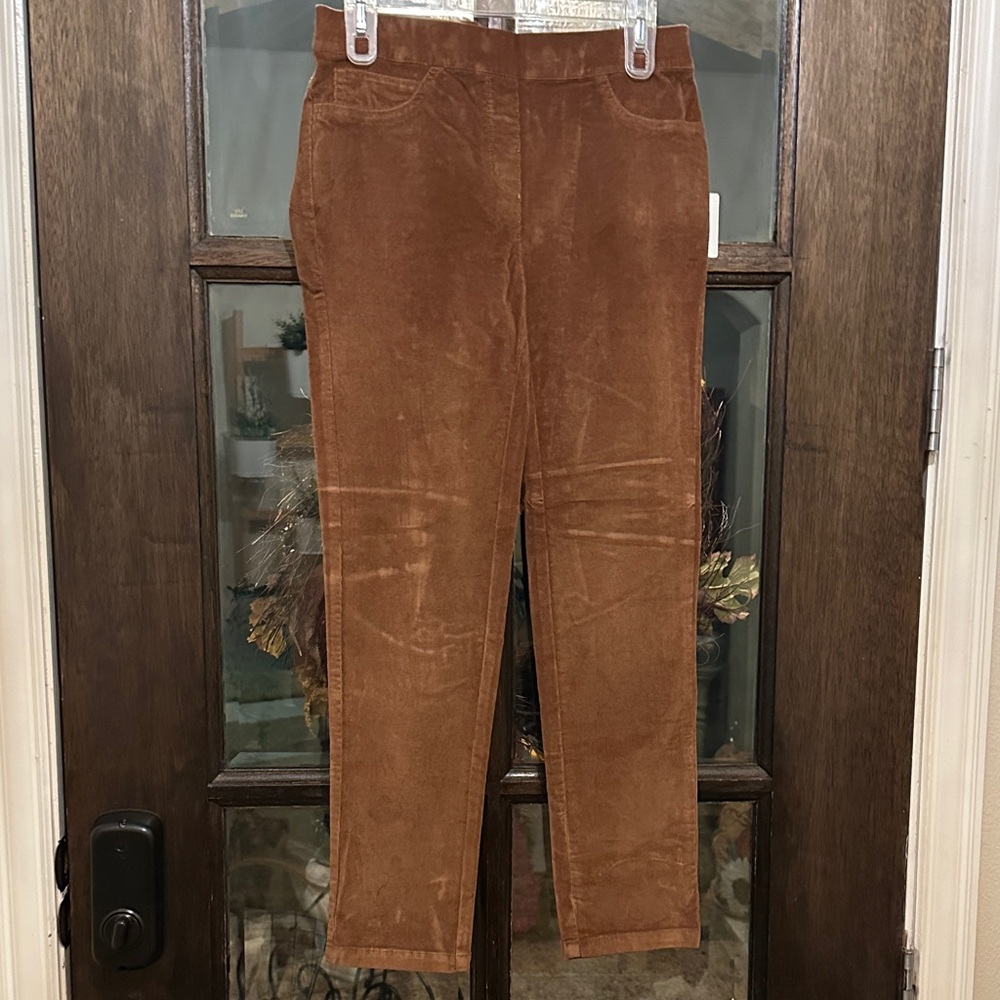 Rafaella Men's Corduroy Pants in Rich Brown
